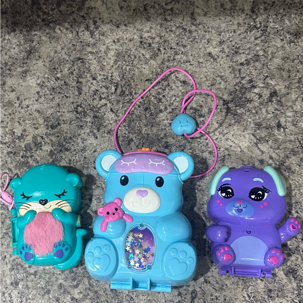 Polly Pocket Playset Lot of 3